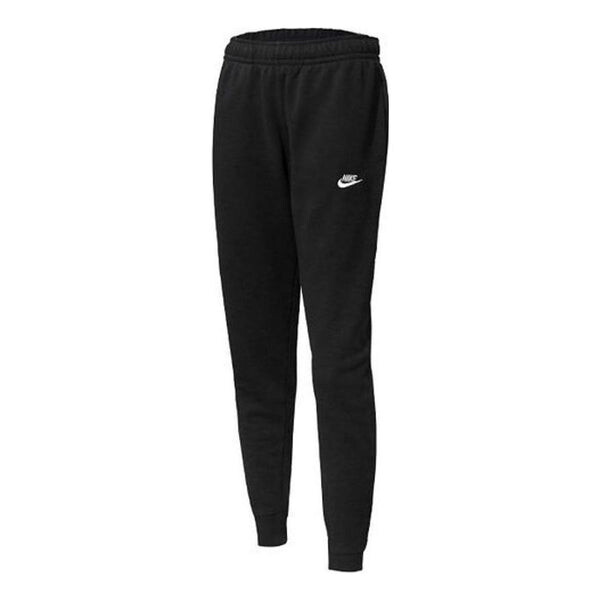 

Спортивные штаны m nsw club jggr ft casual sports эластичный пояс комплект ноги длинные штаны Nike, черный