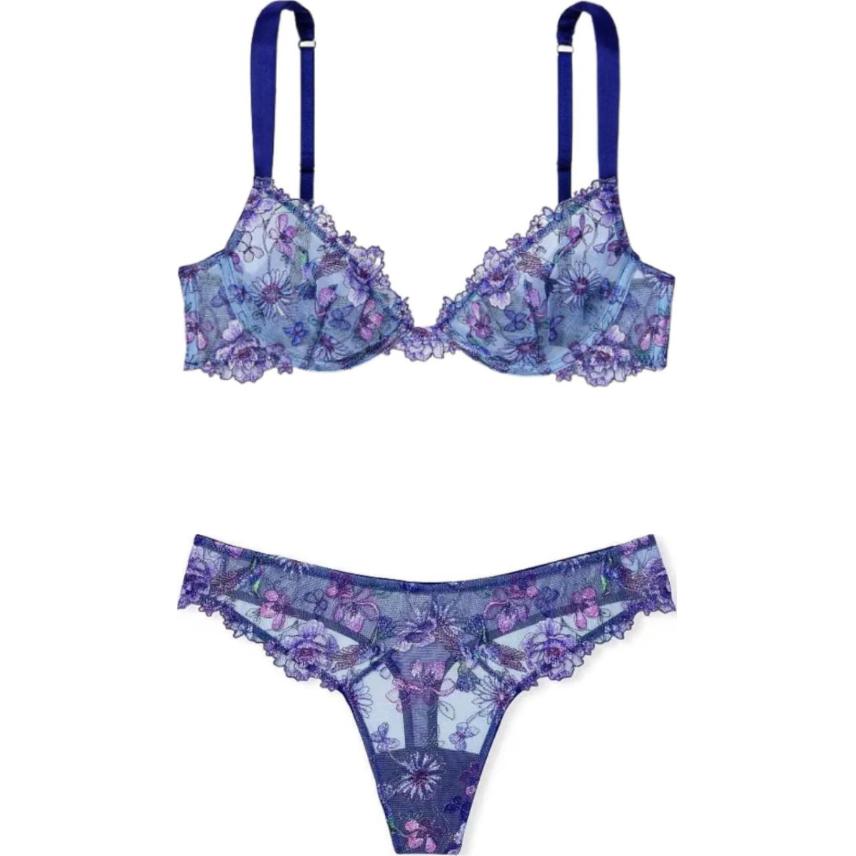 

Victoria's Secret Женский комплект белья Blue Purple