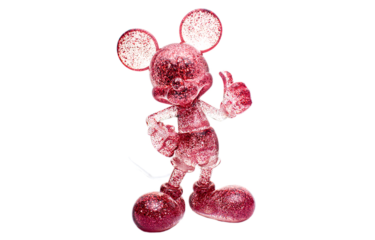 

Фигурка Mickey's Like Collection Transparent, масштабная модель, настольное украшение, модные фигурки 28 см Disney, mickey-transparent красный flash card 28cm