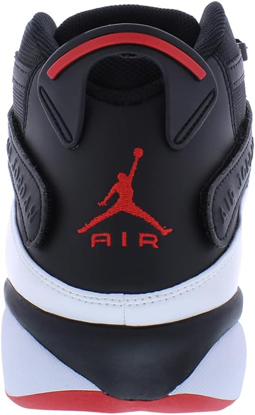 Мужские кроссовки Nike Air Jordan 6 Rings, черный/красный — фото 3