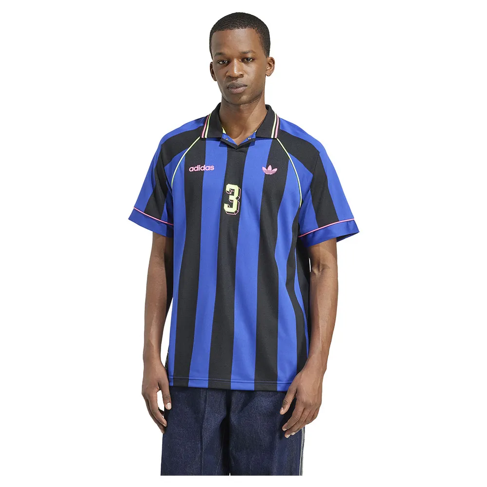 

Футболка adidas Originals Jacquard Stripe, синий