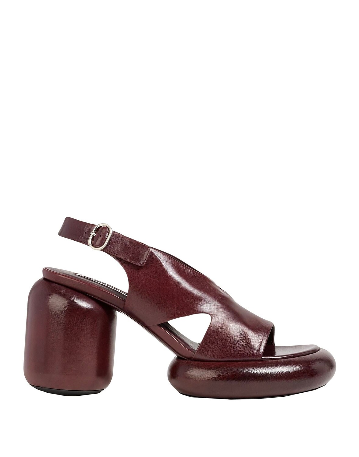 Сандалии Jil Sander, бордовый