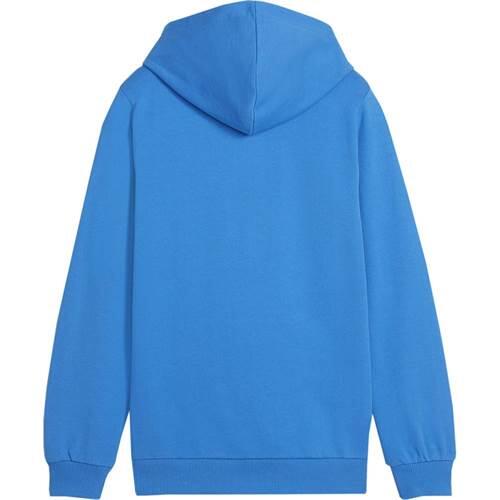 Детская толстовка с капюшоном PUMA teamGOAL Casuals, 658619, синяя — фото 2