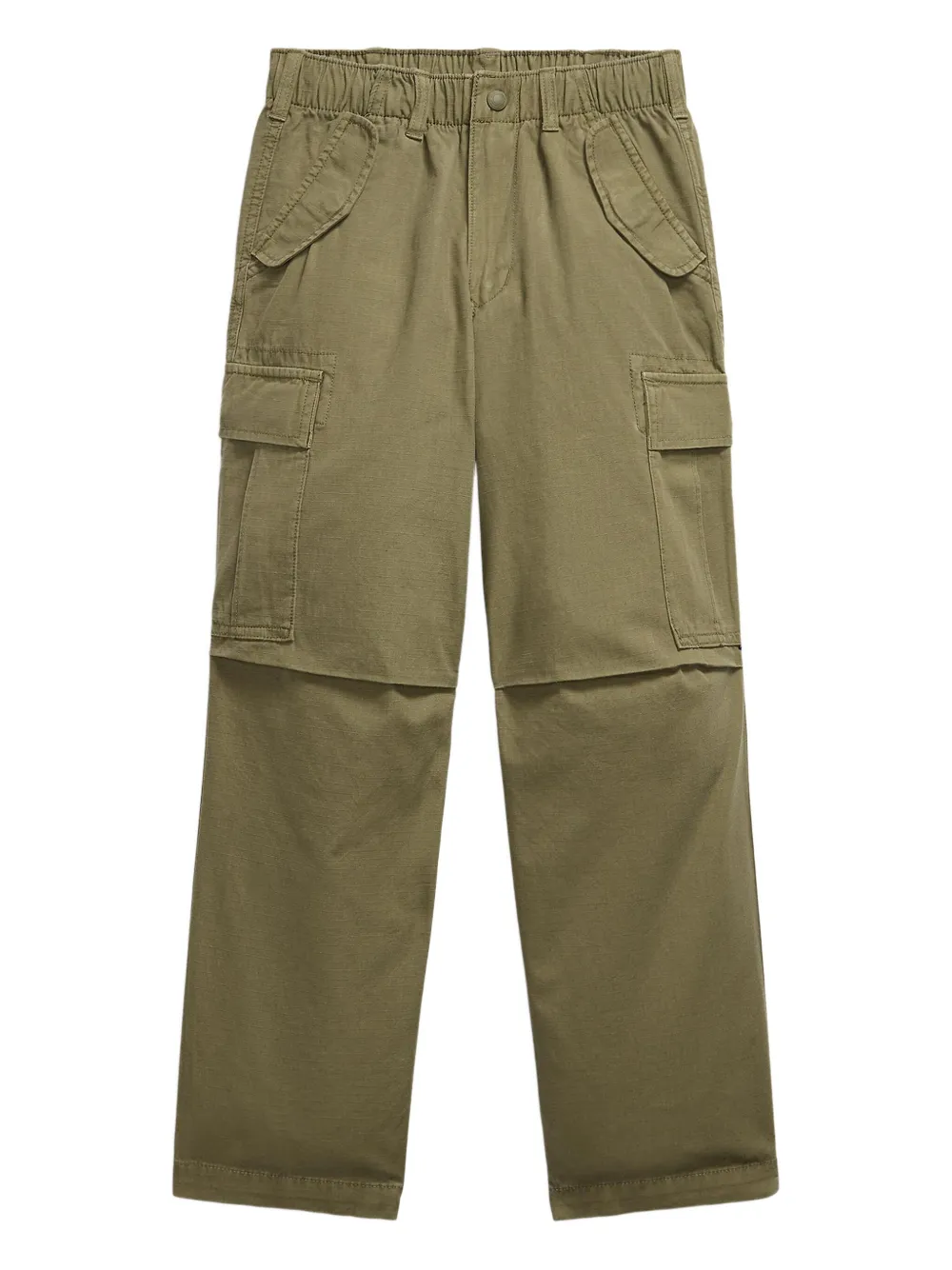 

Брюки-карго из рипстопа POLO RALPH LAUREN KIDS, зеленый