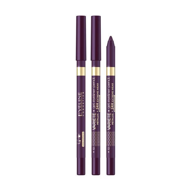 

Водостойкая подводка для глаз Variete Gel Eveline, цвет 10 aubergine