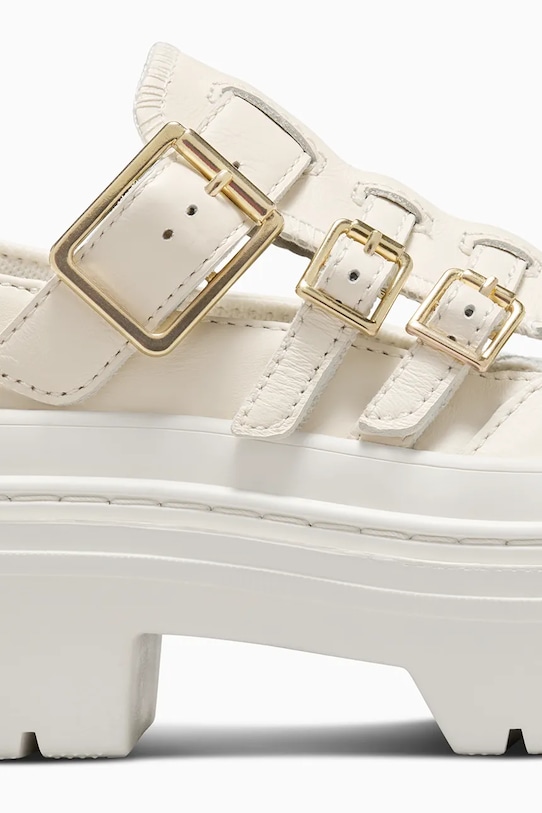 Кожаные полуботинки Chuck Taylor All Star Lugged Heel MJ Converse, белый — фото 3