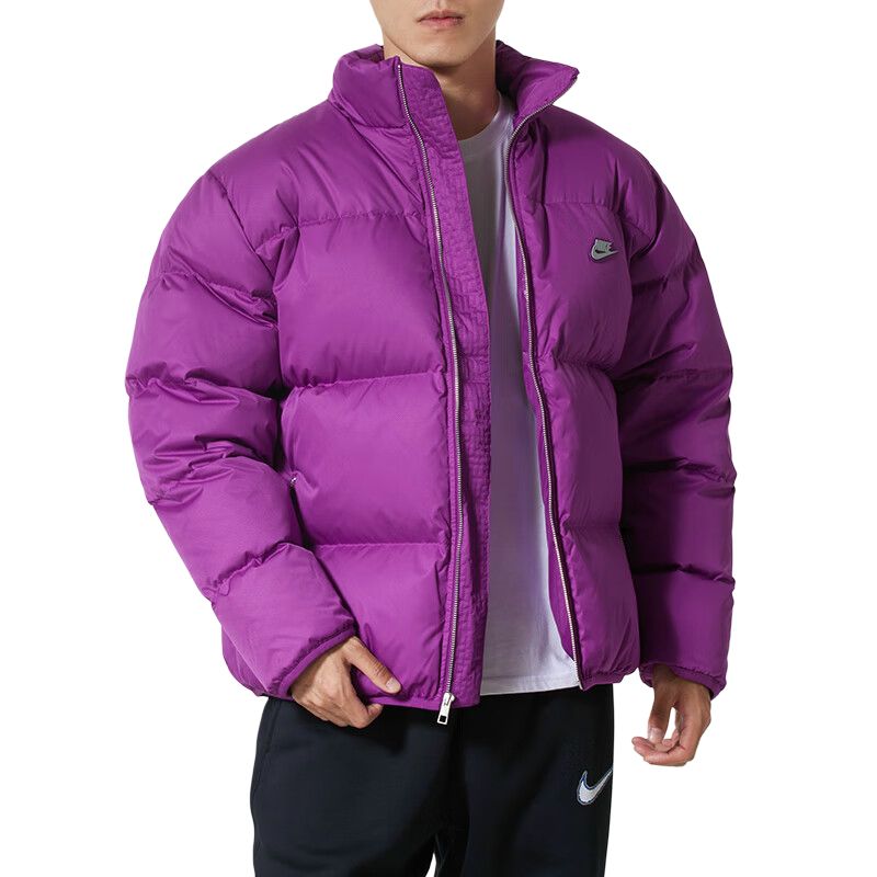Куртка пуховая Sportswear Club мужская Nike, фиолетовый — фото 4