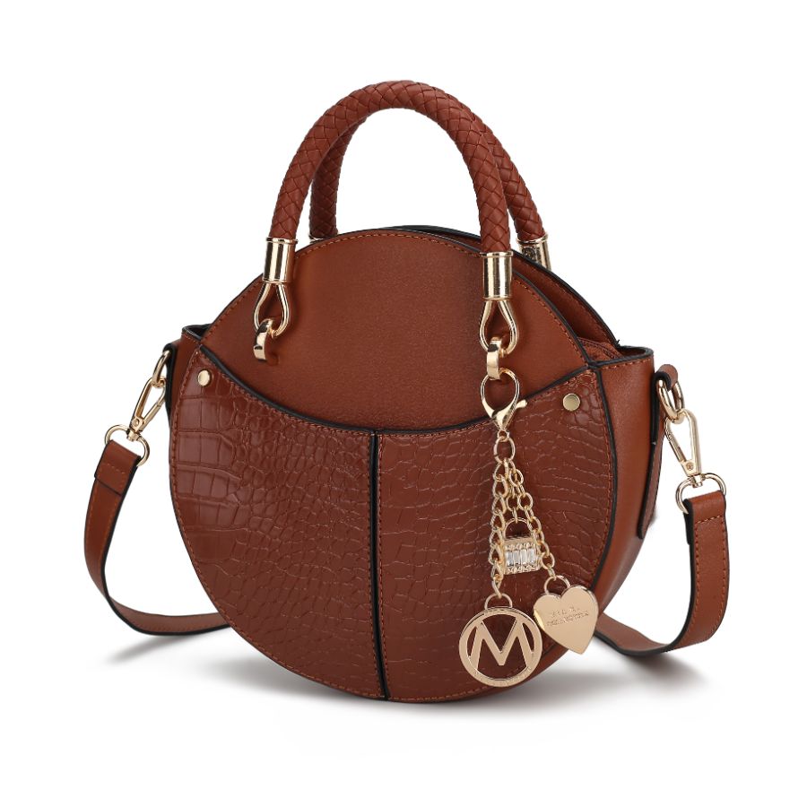 

Сумка через плечо Nobella Croco для женщин MKF Collection By Mia K., цвет cognac