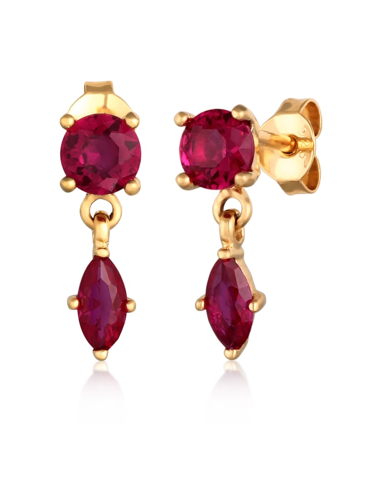 

Elli Серьги из серебра 925 пробы с золотым покрытием