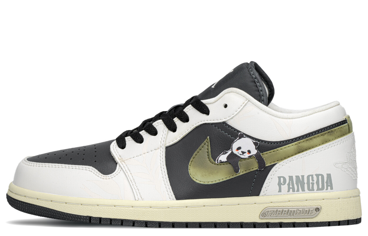 

Баскетбольные кроссовки Air 1 Vintage женские с низким верхом, черный/белый Jordan