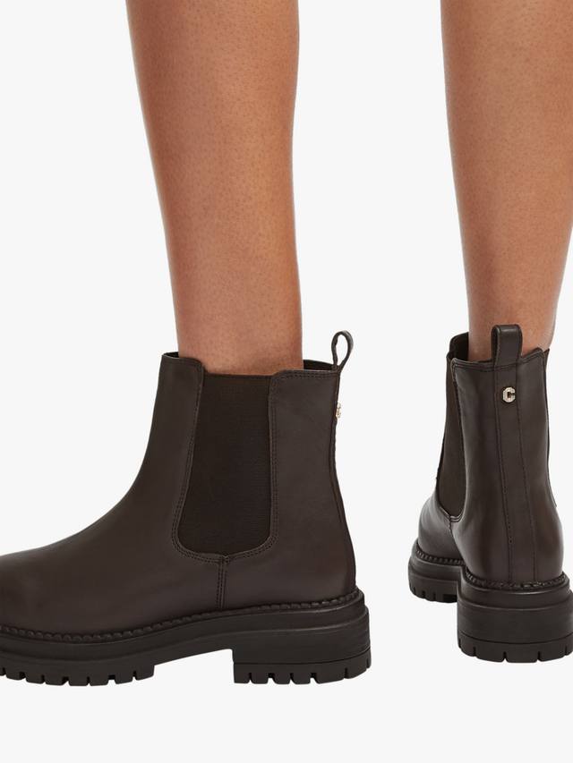Модные кожаные ботильоны Carvela, темно-коричневый — фото 2
