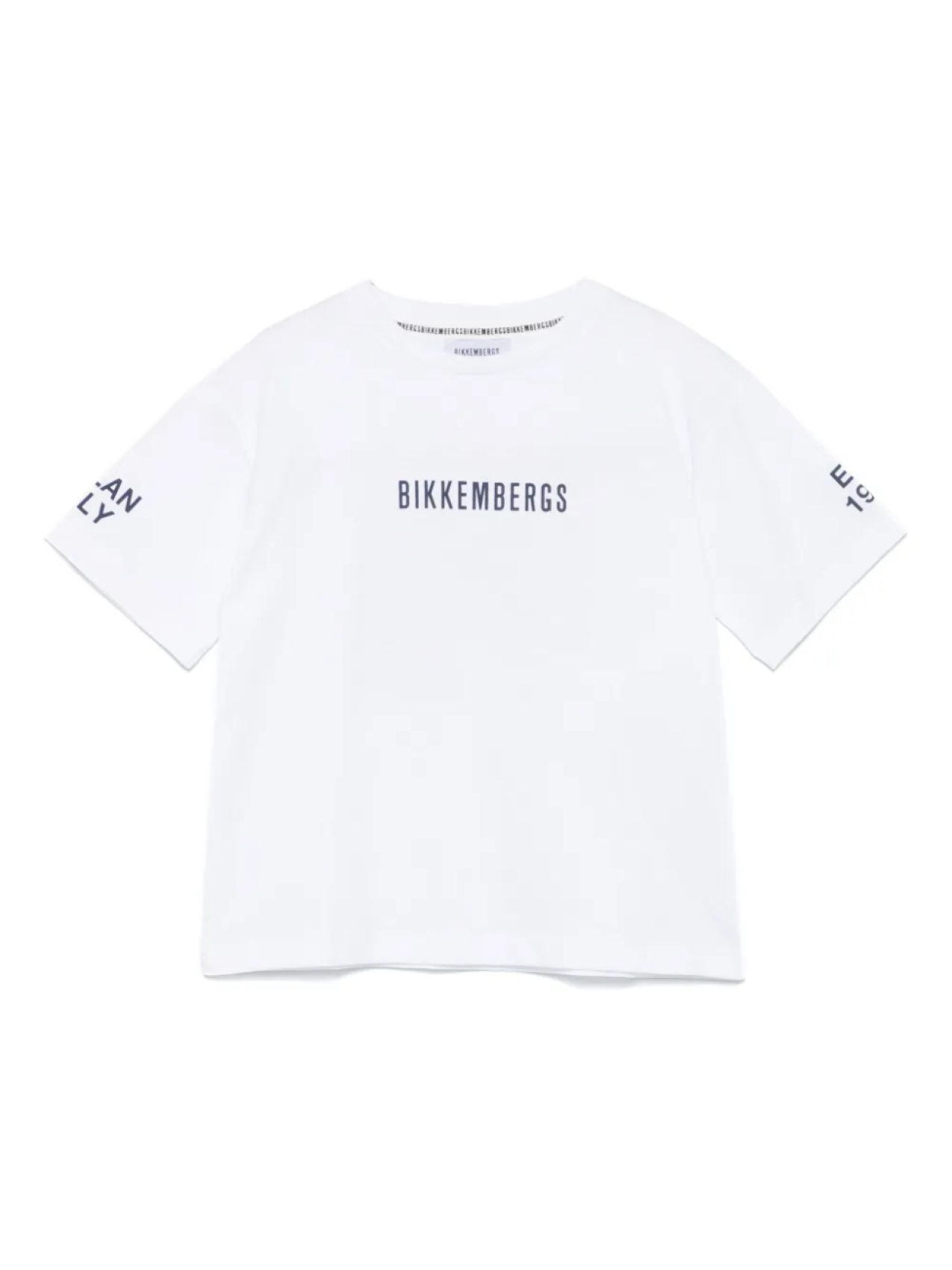 

Футболка с логотипом BIKKEMBERGS KIDS, белый