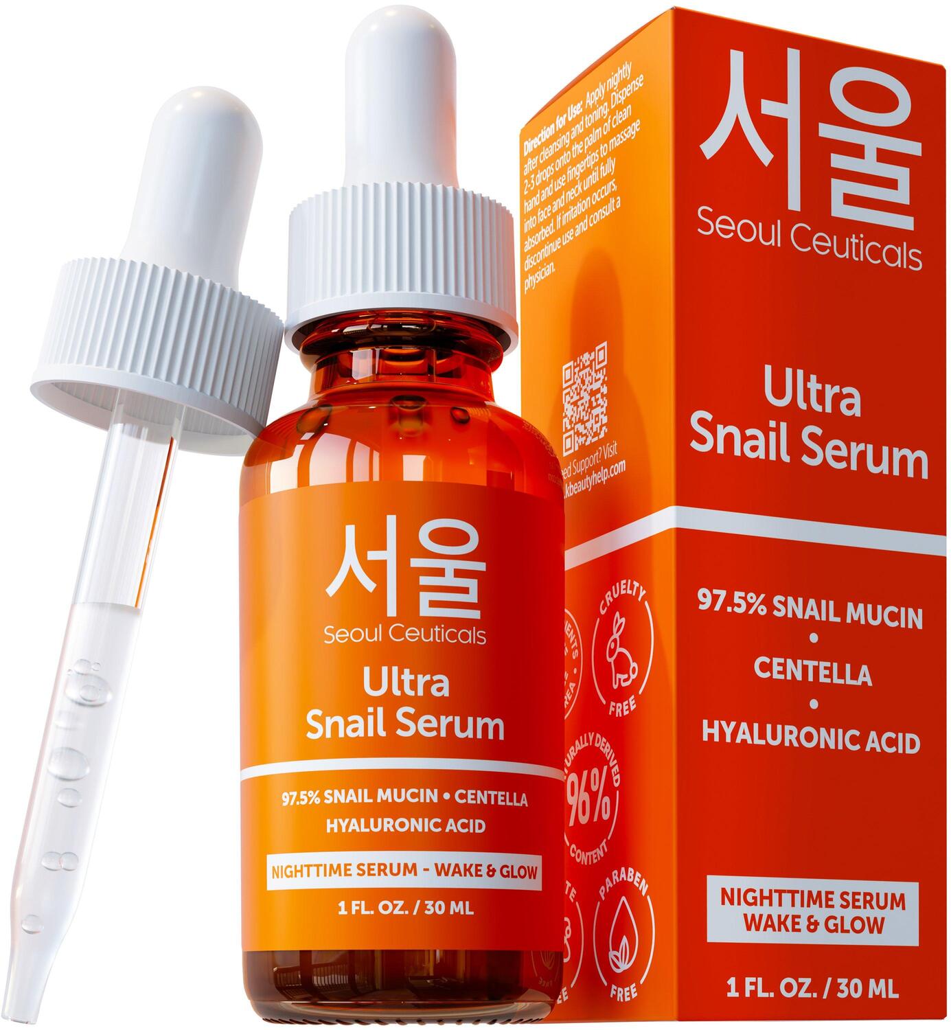 

Корейская сыворотка для ухода за кожей Ultra Snail Serum Seoul Ceuticals