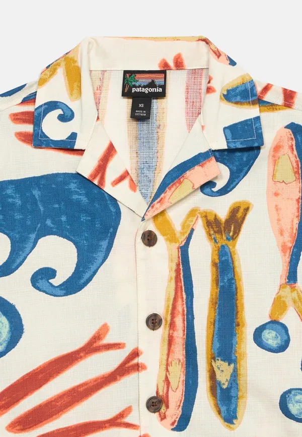 Блуза Patagonia Tidal Threads Button Down, натуральный — фото 4