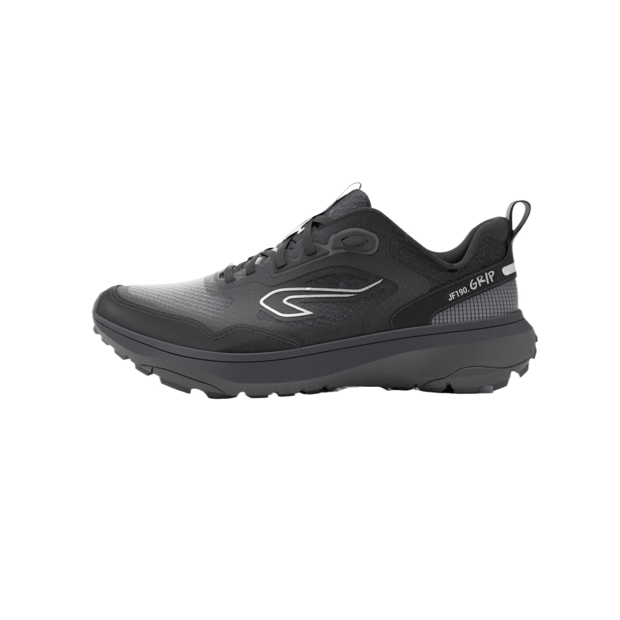 

DECATHLON Кроссовки для бега JOGFLOW 190 с противоскользящей подошвой, мужские, дымчато-черные, серые
