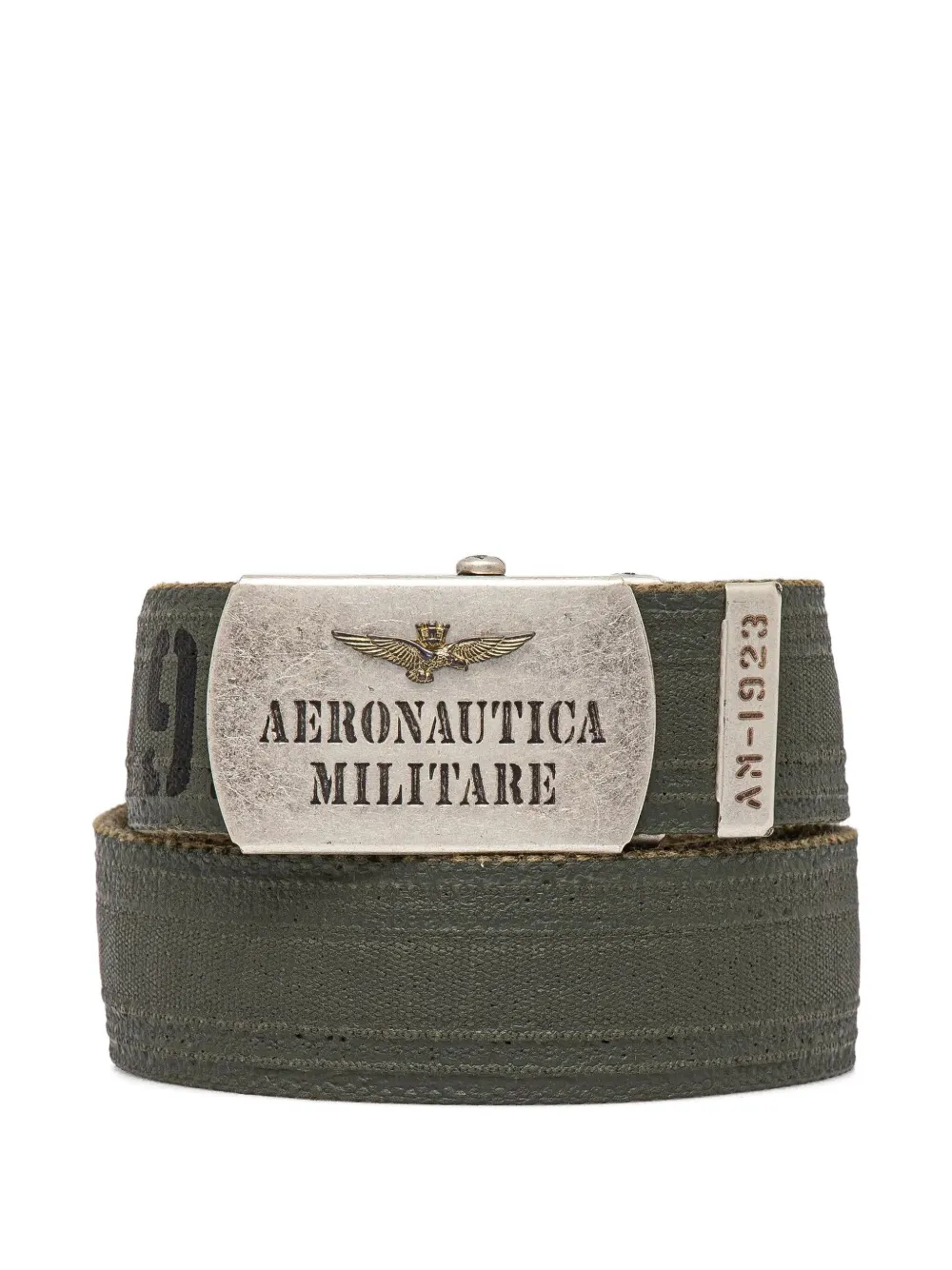 

Ремень с пряжкой-логотипом Aeronautica Militare, зеленый