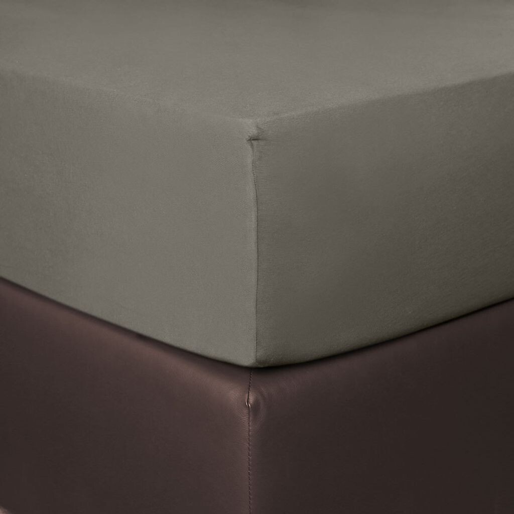 

Bettwaren-Shop Простыня на пружинной подставке 140x200 - 160x220 см, серо-коричневый