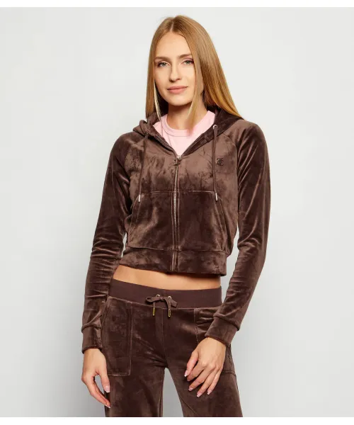 

Толстовка Мэдисон Cropped fit Juicy Couture, коричневый