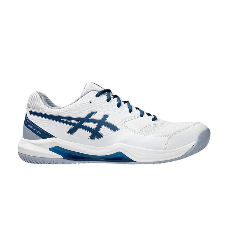 

Кроссовки Gel Dedicate 8 2E Wide 'White Mako Blue', белый