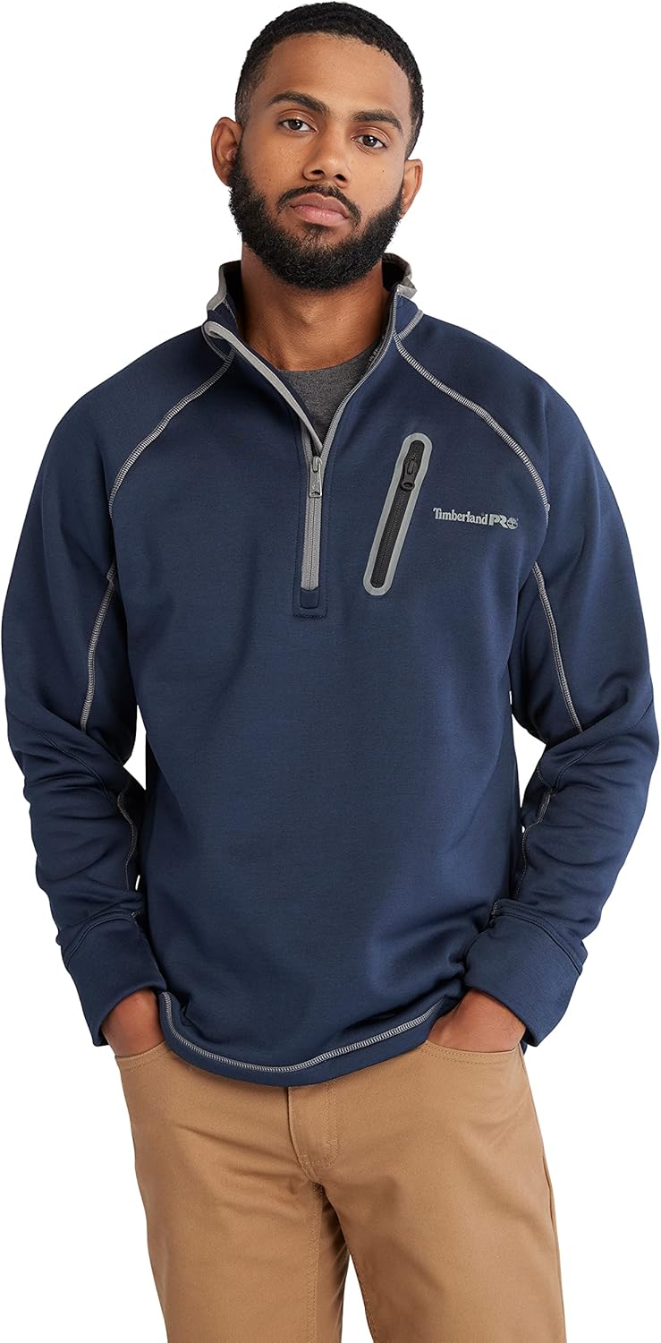

Timberland PRO мужская, Reaxion флисовая куртка на молнии, Navy Heather
