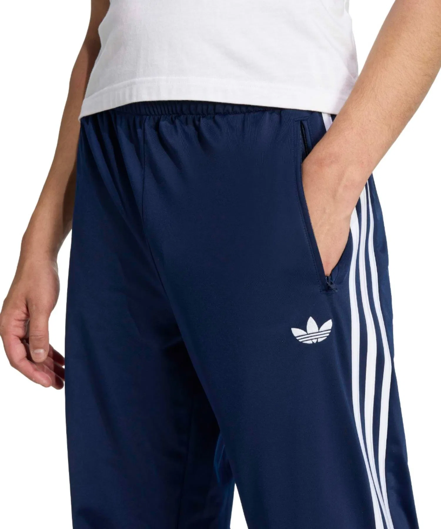 Мужские спортивные брюки adidas Firebird, тёмно-синие — фото 4
