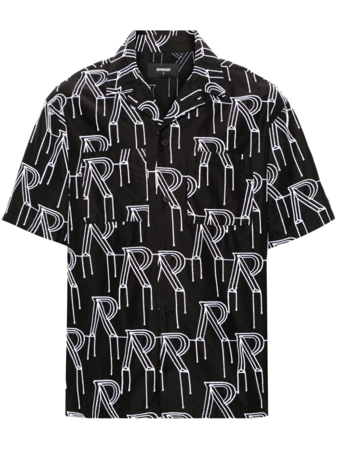 

Рубашка с вышивкой Initial Represent, черный