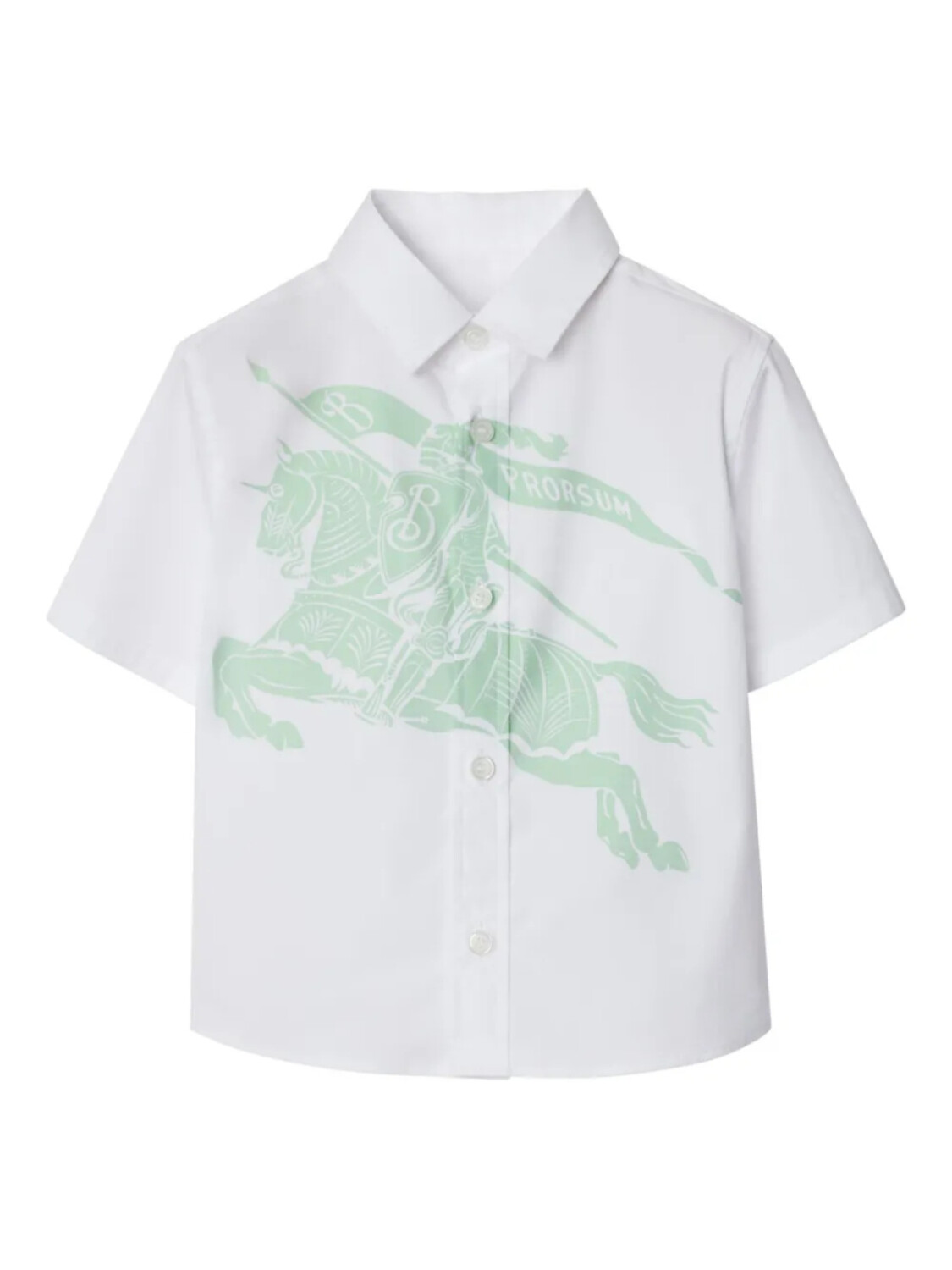 

Рубашка с мотивом Burberry Kids EKD, белый