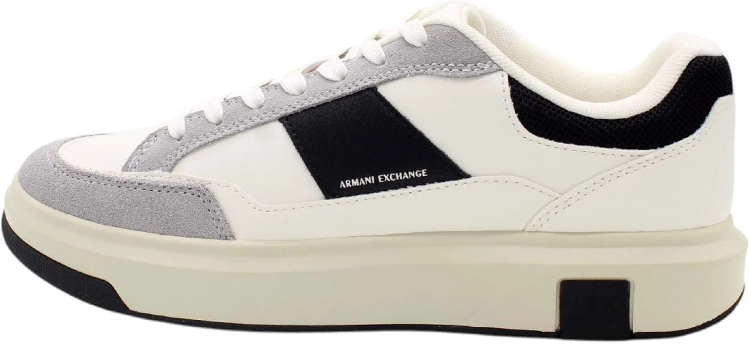 Мужские кроссовки Armani Exchange London, белый/черный