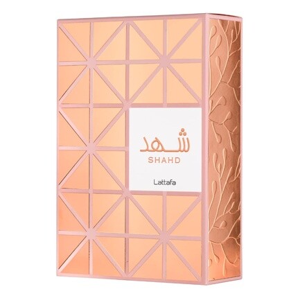 Shahd Eau De Parfum 100 мл Миндаль Апельсин Жасмин Белые цветы Оррис Тубероза Янтарь Ваниль Пралине и мускус для мужчин и женщин, Lattafa Perfumes — фото 3