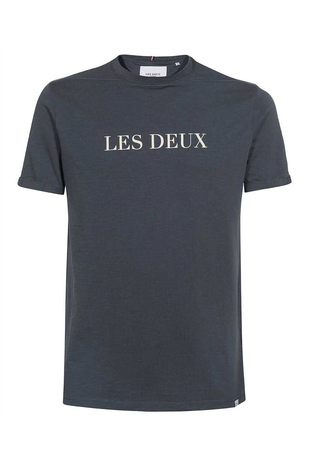 

Хлопковая футболка с круглым вырезом Les Deux, синий