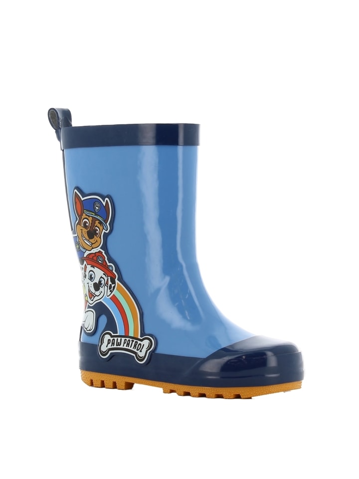 Резиновые сапоги с изображением Щенячьего патруля, синего цвета Paw Patrol — фото 3