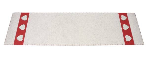 

Настольный бегун Frank Flechtwaren Beherzt, 40x1x140 см, серый