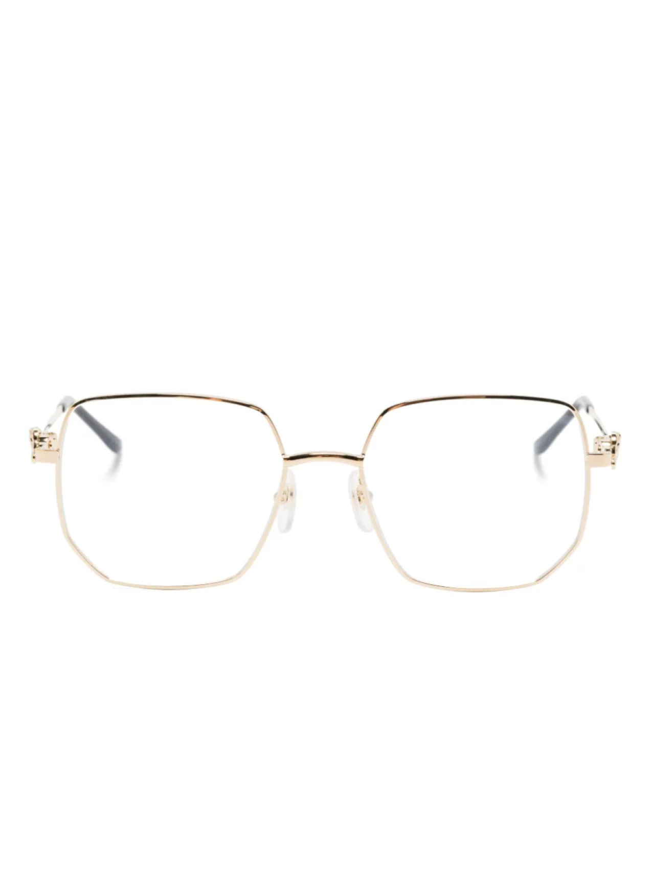 

Cartier Eyewear очки в геометричной оправе, золотой