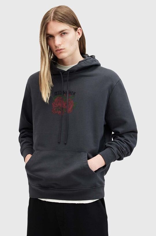 

Толстовка MELROSE из хлопка AllSaints, серый