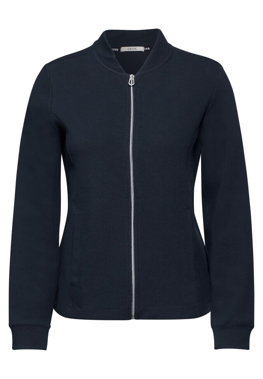 

Толстовка с капюшоном на молнии CECIL Zip-Up Hoodie, темно-синий