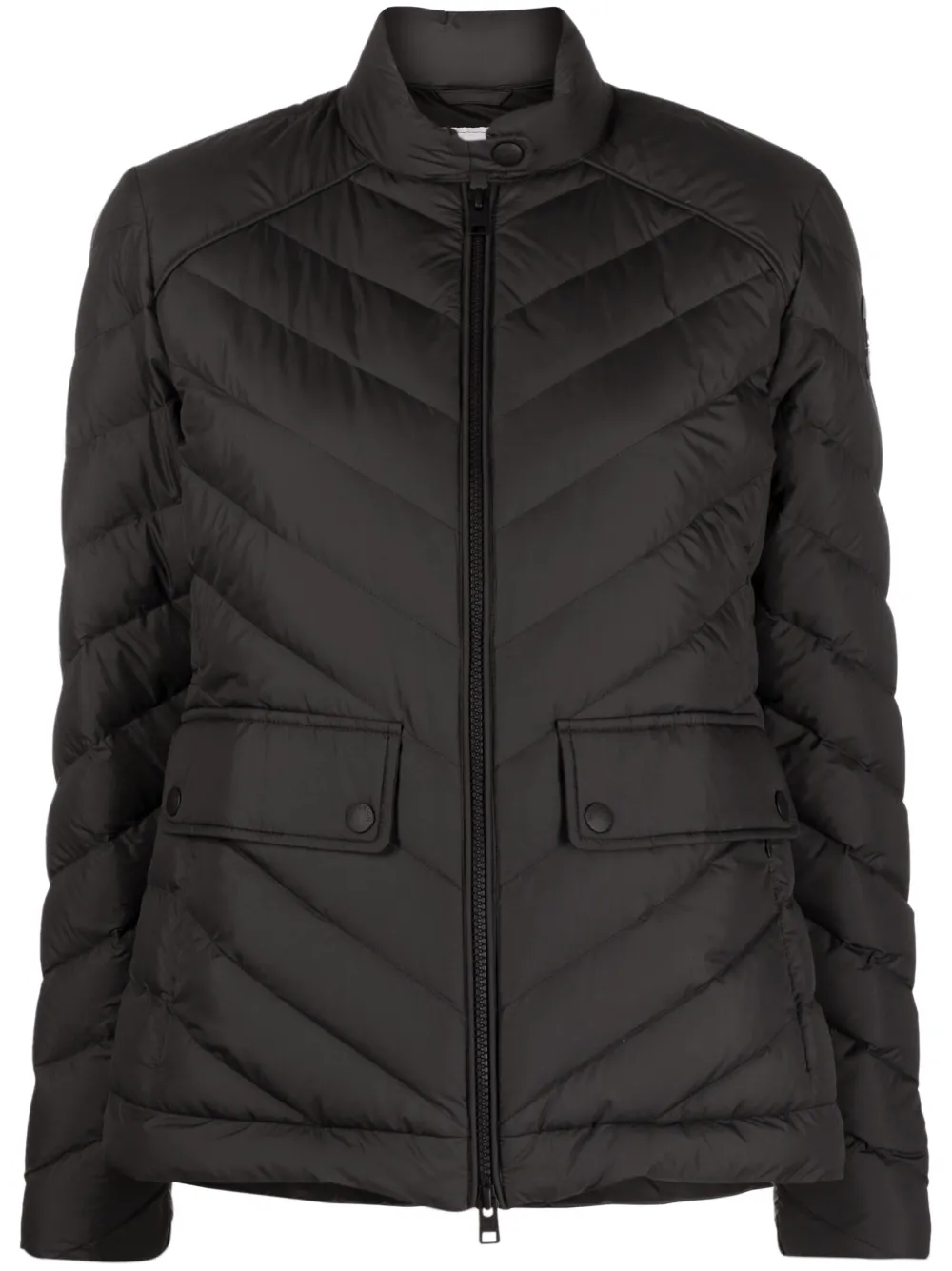 

Пуховик на молнии WOOLRICH, черный