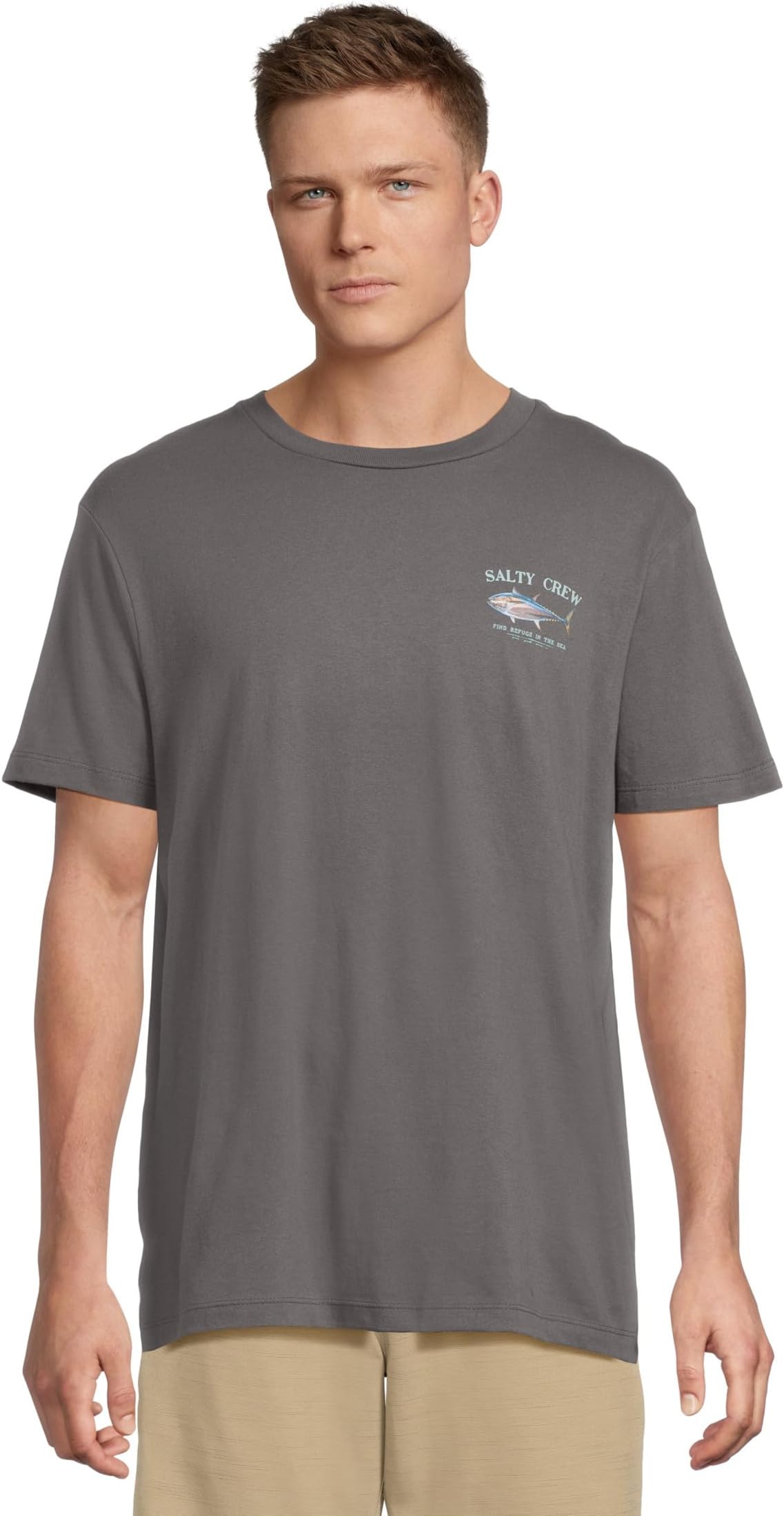 

Футболка Salty Crew Big Blue Short Sleeve Tee, цвет Charcoal