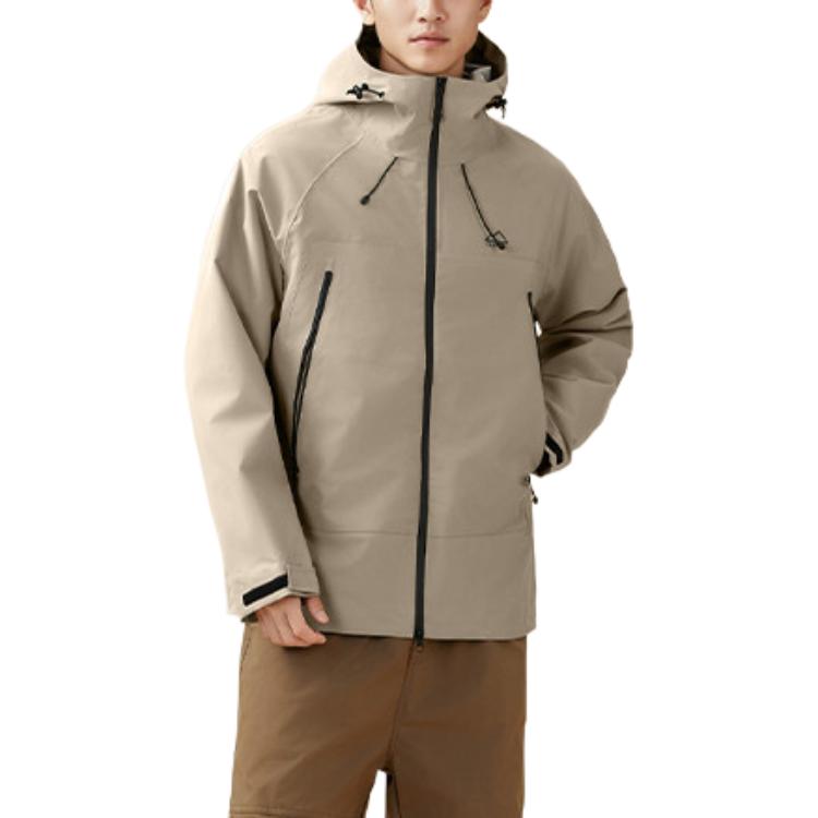 

361° Водонепроницаемая, ветрозащитная и дышащая ветровка для мужчин, серо-хаки