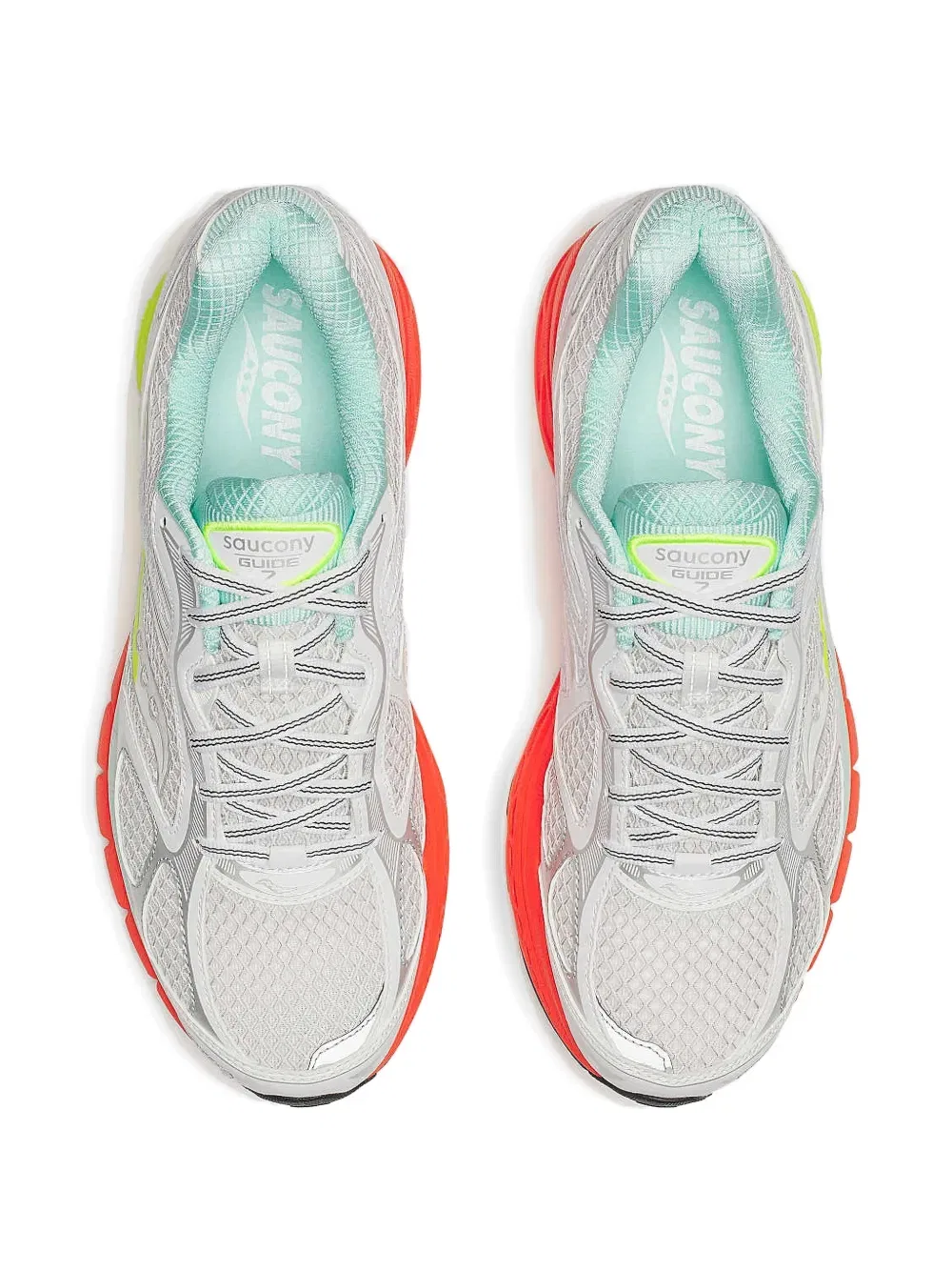 Кроссовки Progrid Guide 7 на шнуровке Saucony, серый — фото 4