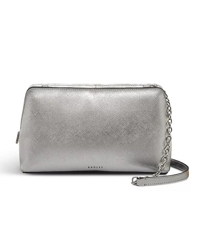 

Маленькая сумка-кроссбоди Elia Mews на молнии Radley London, серебряный