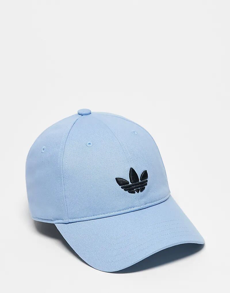 

Классическая бейсболка с трилистником adidas Originals Adicolor синего цвета
