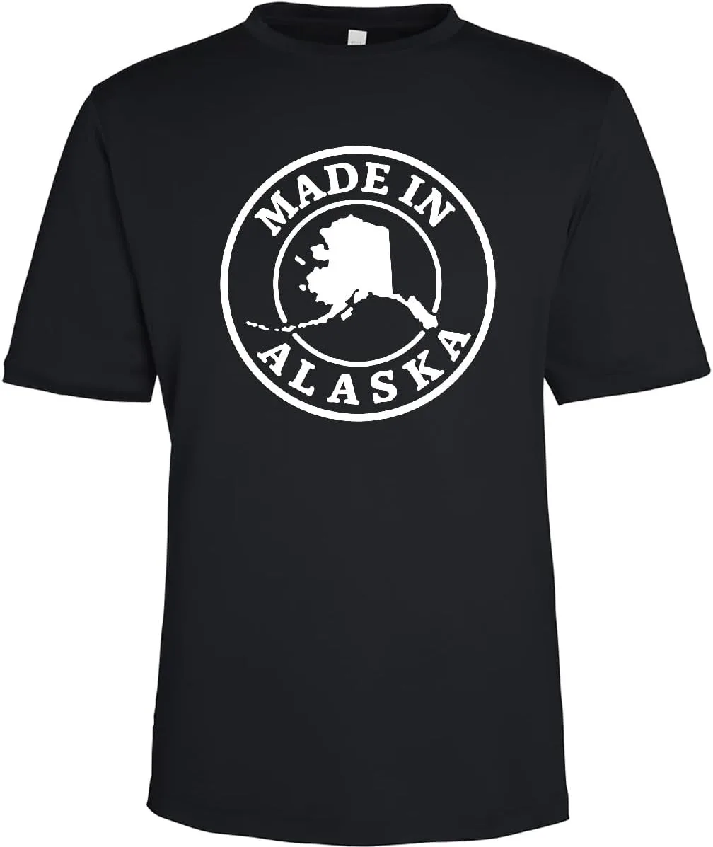 

Футболка Made in Alaska — белая inktastic