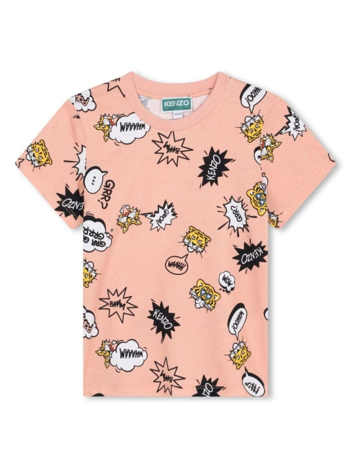 

Kenzo Kids футболка с графичным принтом, нейтральный цвет