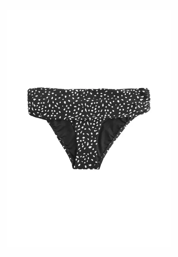 Трусы бикини Next, black cream spot, черный кремовый горошек
