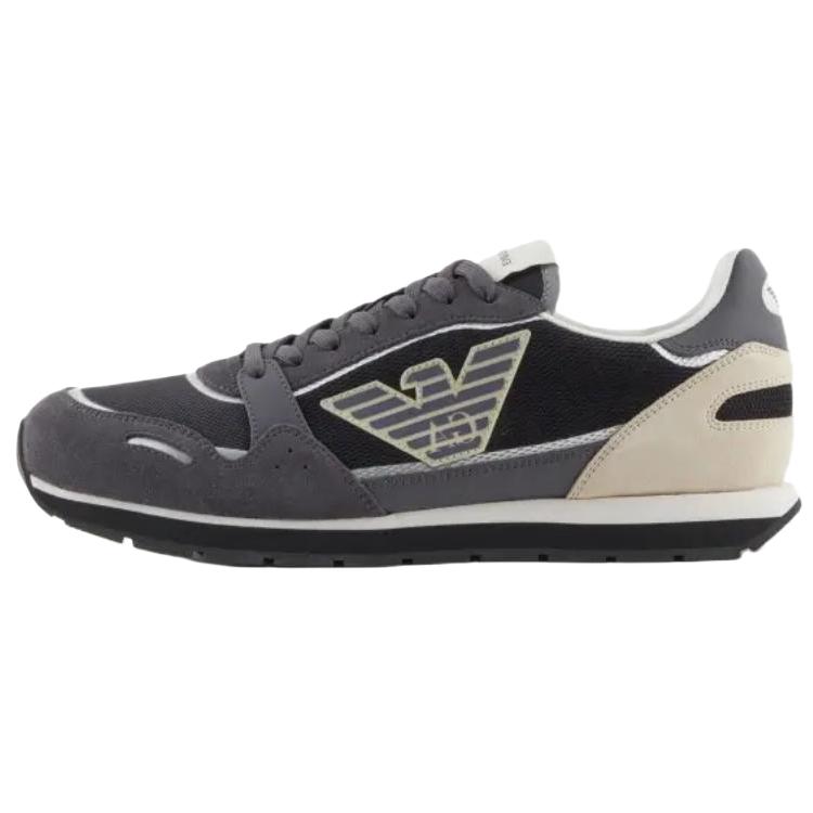 

Кроссовки EMPORIO ARMANI Lifestyle Shoes Men Low-top Gray, серый