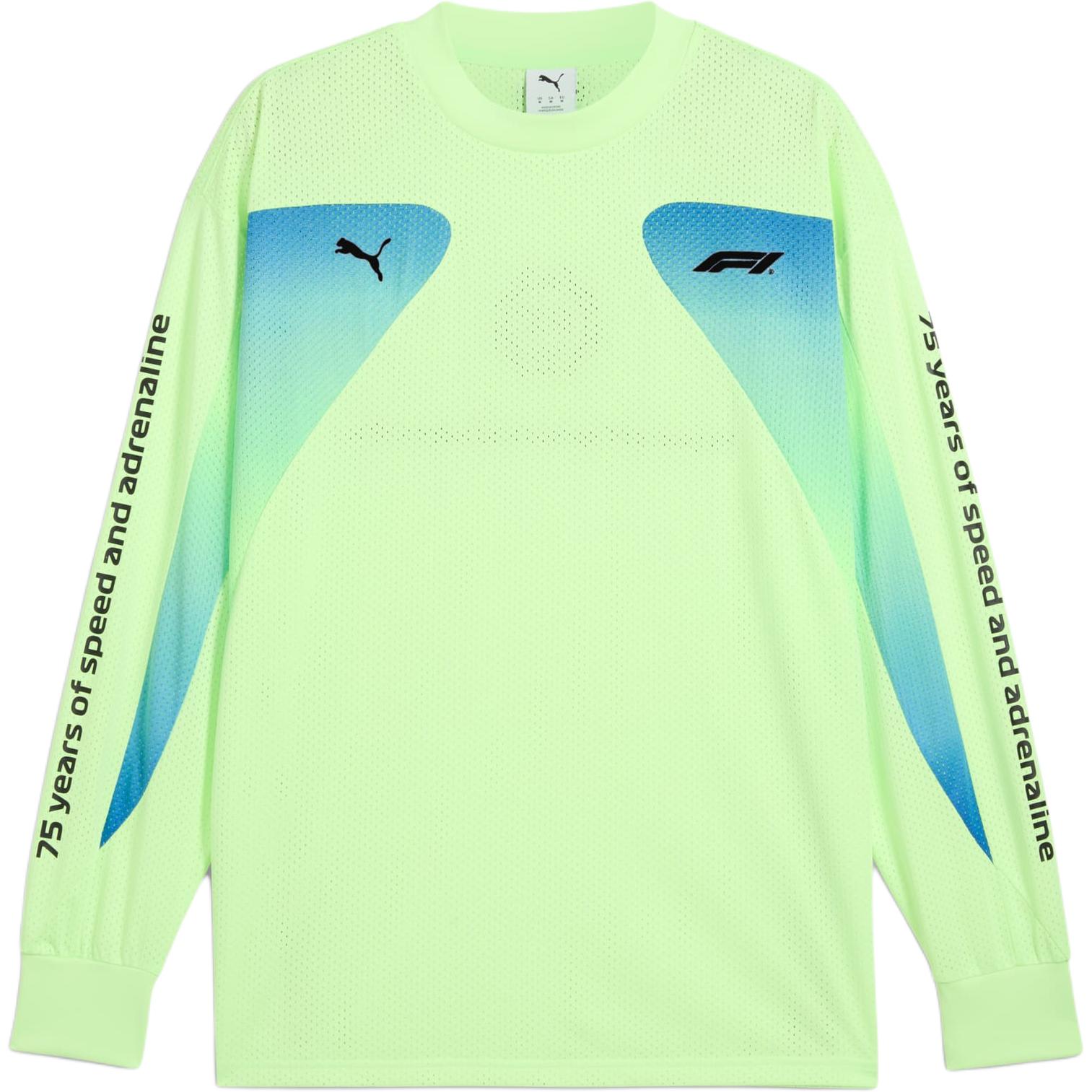 

Футболка с длинным рукавом F1 для мужчин PUMA, зеленый