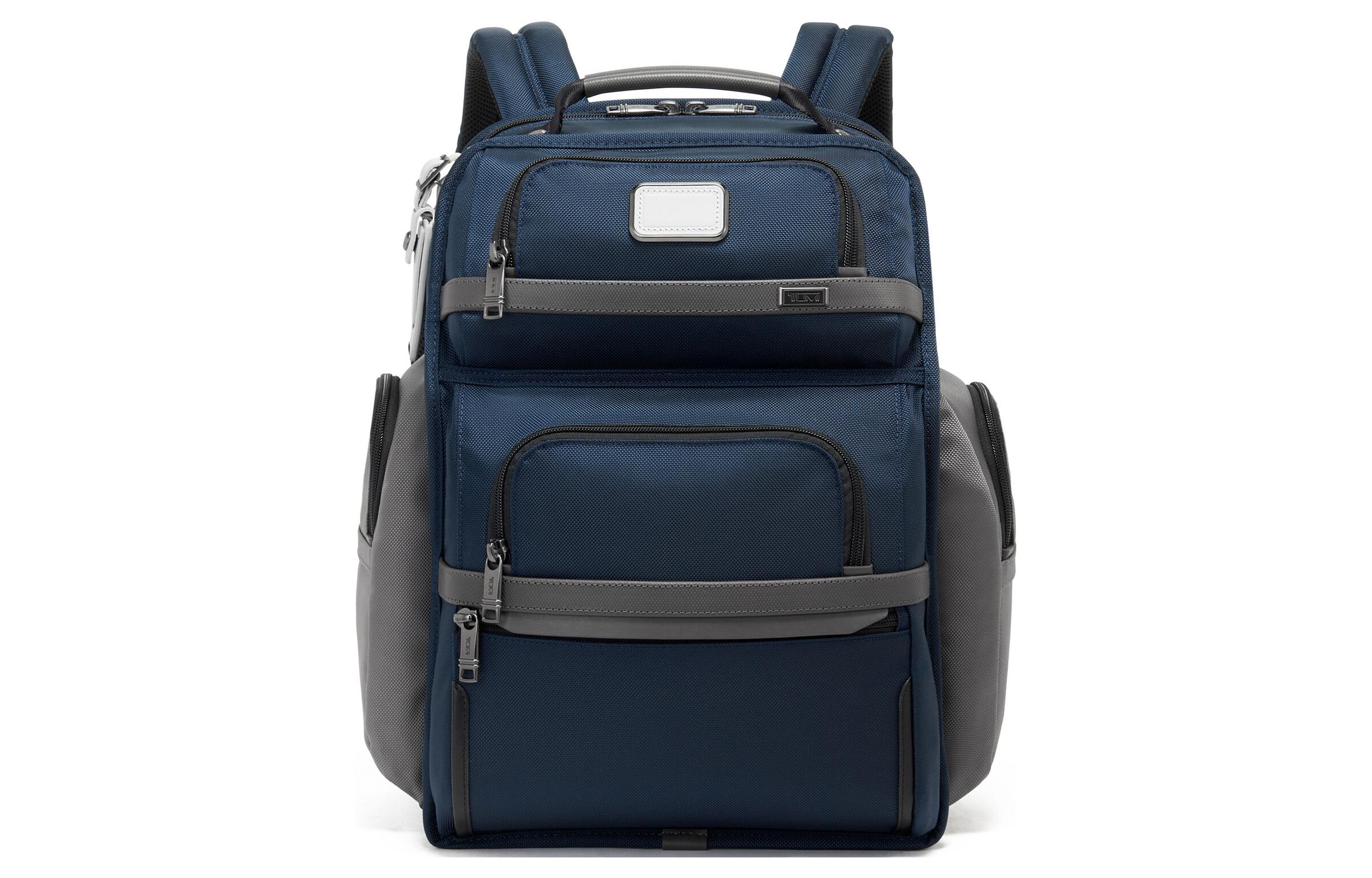 

TUMI Альфа 3 нейлоновый портфель рюкзак обычный мужской синий серый разноцветный