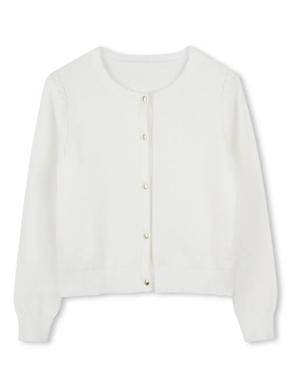 

Кардиган из органического хлопка Chloé Kids, белый
