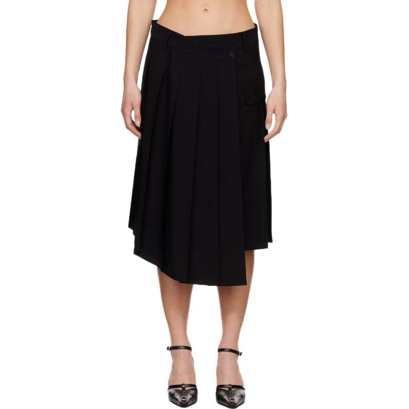 

Feng Chen Wang Повседневная длинная юбка женская черная