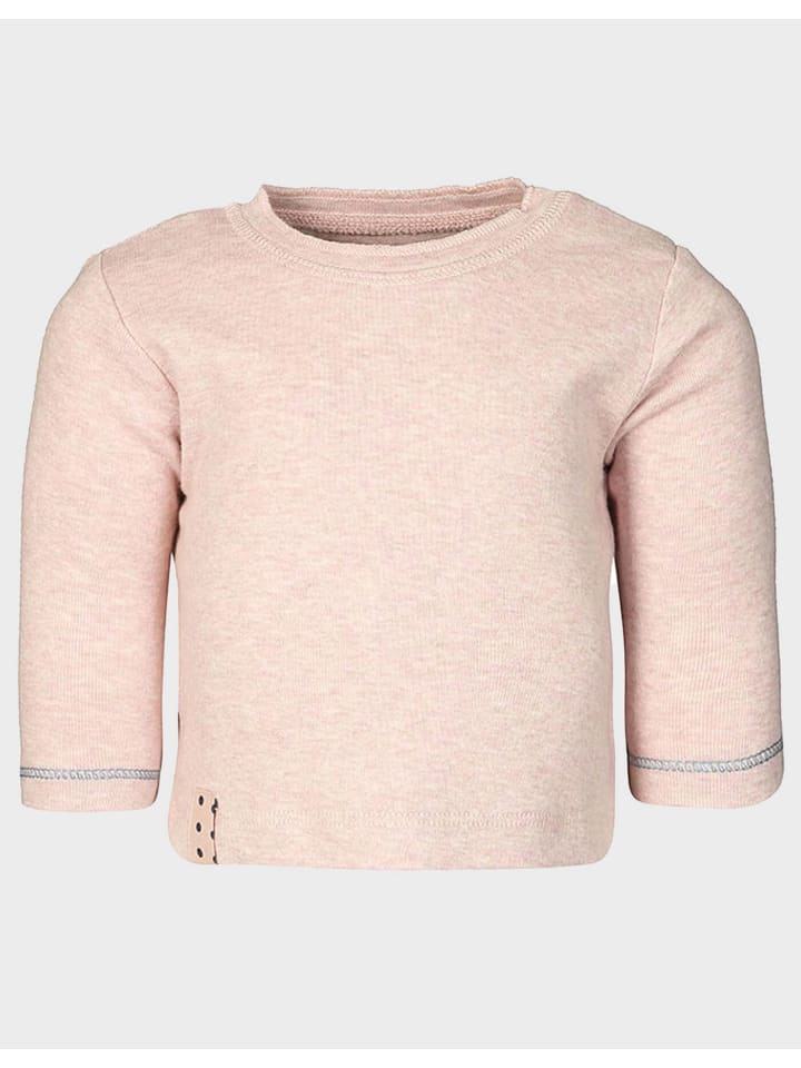 

Детская рубашка с длинными рукавами в цвете розовый меланж OrganicEra